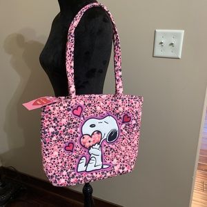 Vera Bradley Snoopy Love You Heart Tote